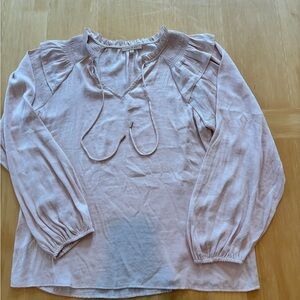 Skies are Blue pale pink blouse. Size small.